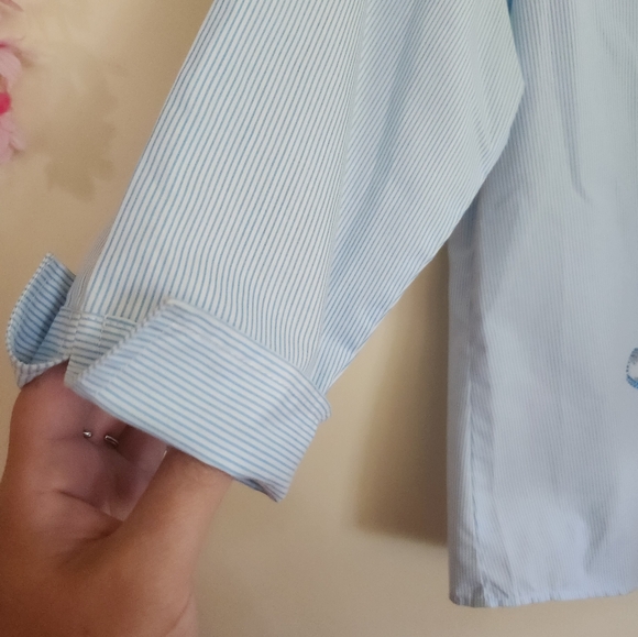 Tia Designs flip flops stripe vacation top XL - Picture 2 of 5